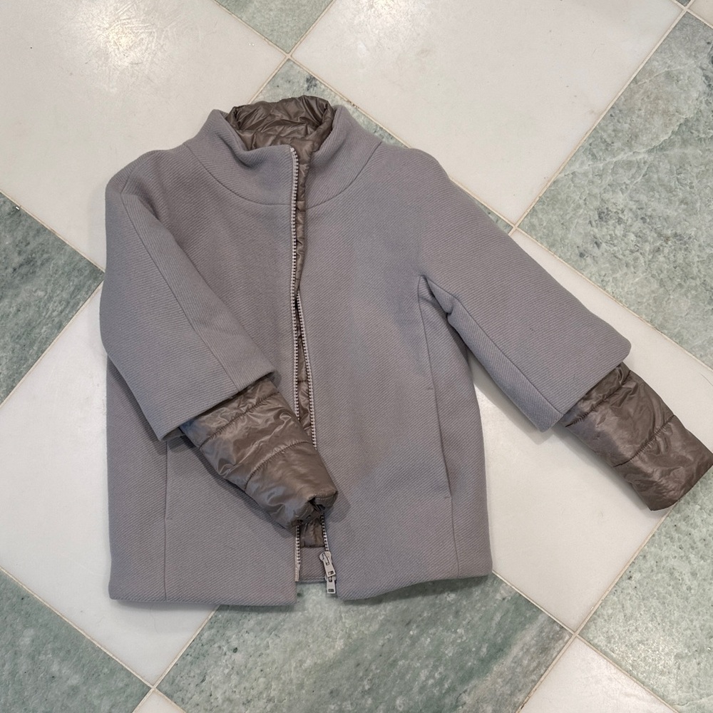 Stylish Herno Gray Kids Jacket sz 6